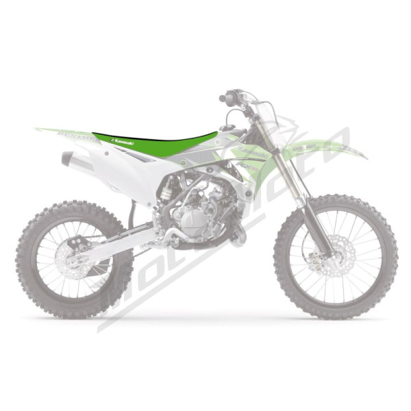 Blackbird Racing Double Grip 3 Seat Cover Kawasaki KX 85cc 14-23 Green/Black