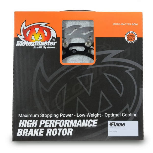 MOTO-MASTER Flame Front Right Floating Brake Disc Triumph Bonneville / Daytona / Street Triple / Thruxton 675/1200 13-24 