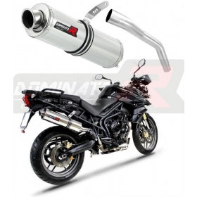 Exhaust kit DOMINATOR ROUND TRIUMPH TIGER 800 XC / XR / XRX / XCX / XRT / XCA 2011 - 2014