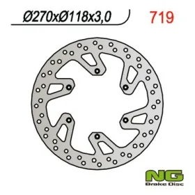 NG BRAKES Priekinis fiksuotas stabdžių diskas 270mm Fantic / Rieju / Suzuki / Yamaha 125-450cc 86-26