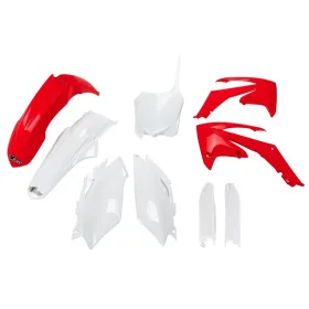 UFO Plastic set with fork guards Honda CRF 250-450R 11-13