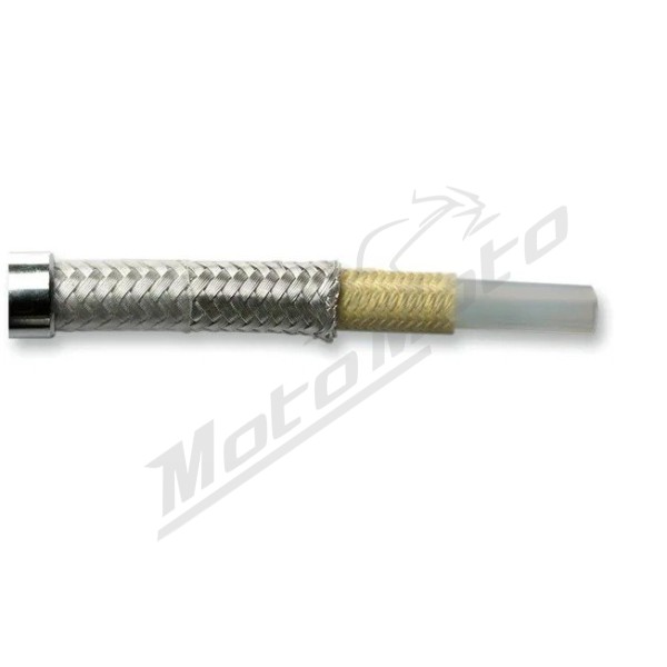 MAGNUM SHIELDING Single Disc Front Brake Line Black Harley Davidson XL / XLH 883/1200 86-13 106.5cm
