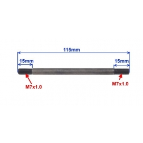 Stud M7x1 (length 115mm)