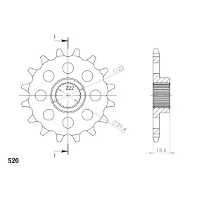 Supersprox / JT Front sprocket 577.15