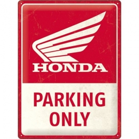 Metalinė lentelė HONDA PARKING ONLY 30x40