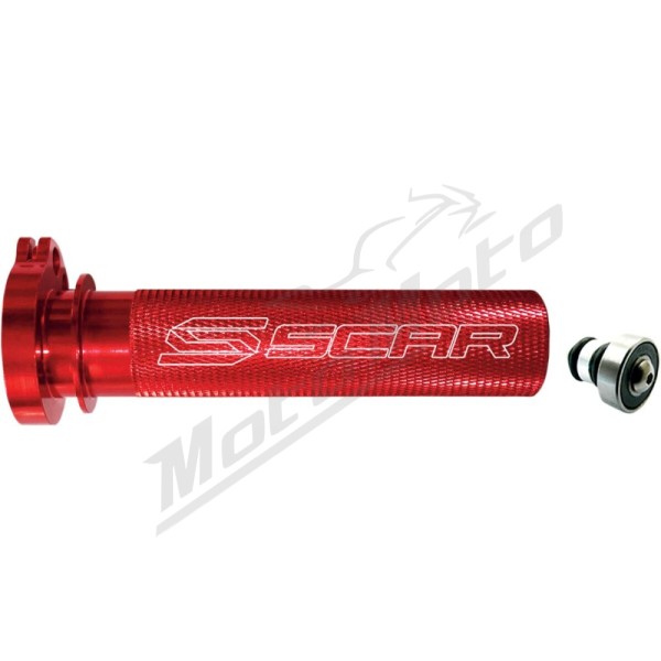 SCAR Motocross Aluminum Throttle Tube with Bearing KAWASAKI KLX/KX 125-450R 04-20/SUZUKI RM-Z 250-450 04-25/YAMAHA WR/YZ 250-450F 01-19