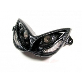 Headlight  with LED TNT Audi Style Carbon YAMAHA AEROX / MBK NITRO