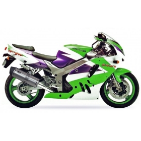 IXIL Hexoval Xtrem Silencer Stainless Steel / Aluminium Black - Kawasaki ZX-9R Ninja 1994-1997 OK7083VSE