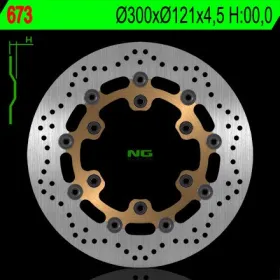 NG BRAKES Front Floating Brake Disc 300mm Suzuki DR / Intruder / XF 650-800cc 89-15