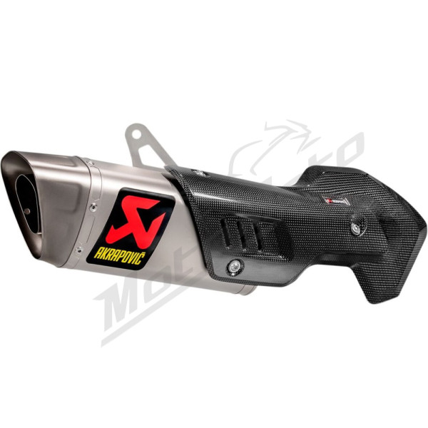 AKRAPOVIC Slip-On Line Muffler Titanium Ducati Multistrada 1200-1260 15-20