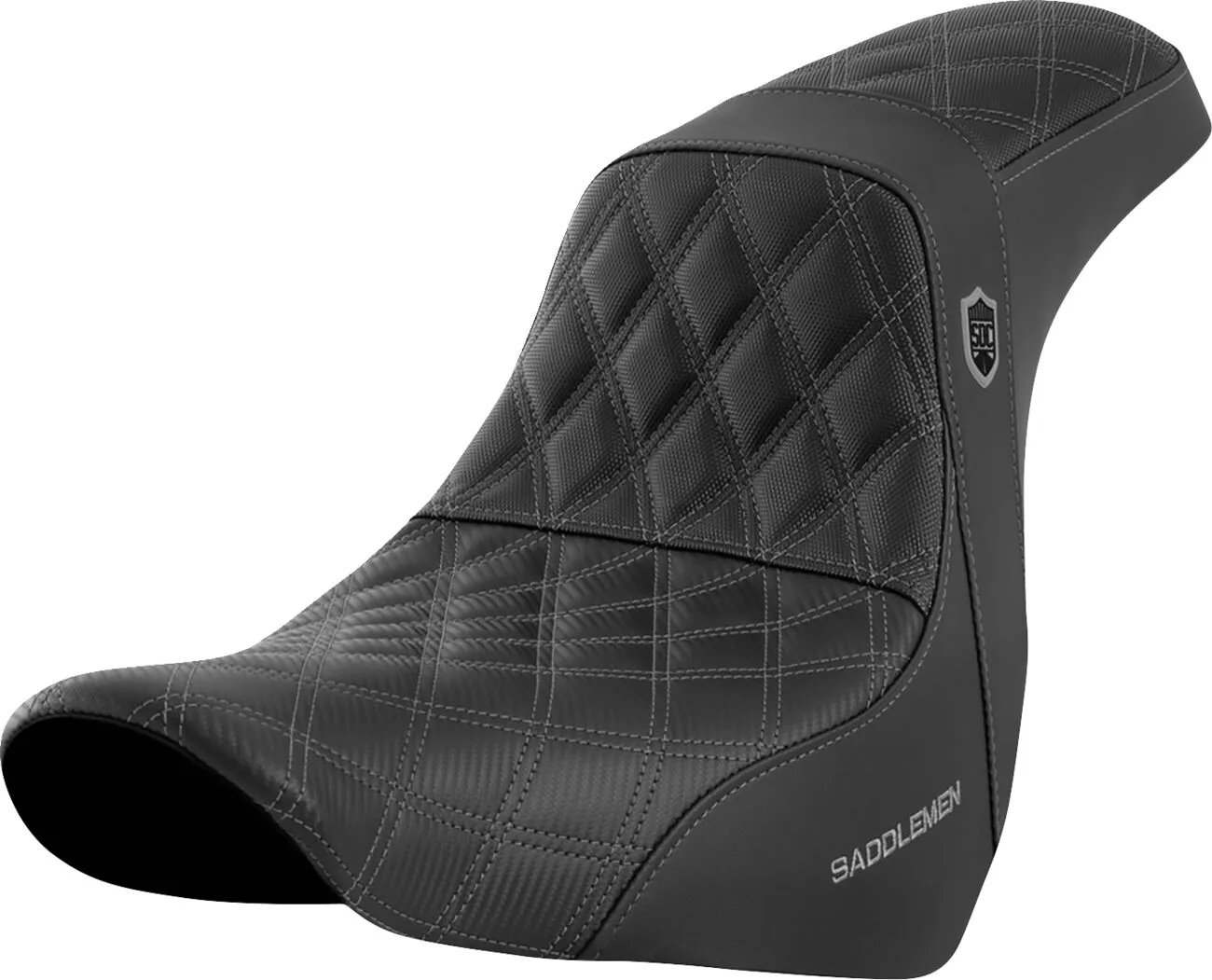 SADDLEMEN Pro Series SDC Performance Grip Seat Harley Davidson FLSB / FXLR / FXLRS / FXLRST 1750-1923cc 18-25