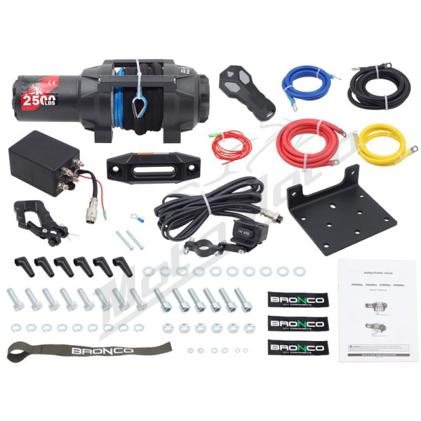 BRONCO HDQS Winch 1133kg synthetic line