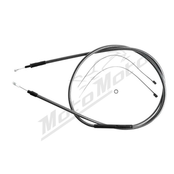 MAGNUM SHIELDING Polished Karbon Fiber Clutch Cable Harley Davidson FLHR / FLHT / FLTR / FLTRI / XL / XLH 883/1550 86-06 174.5cm 