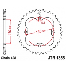 Rear sprocket JTR1355