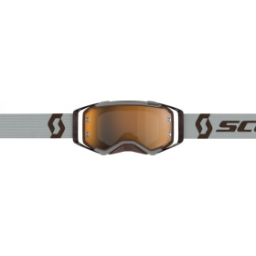 Off Road Scott Prospect Amplifier Grey/Brown Goggles (Mirrored Lens)