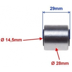 Metal / rubber bushing 28x14,5x29