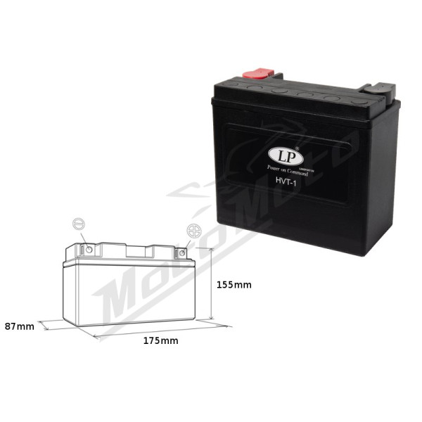 Landport battery HVT-1 (MH HVT-1) 12V 20AH 