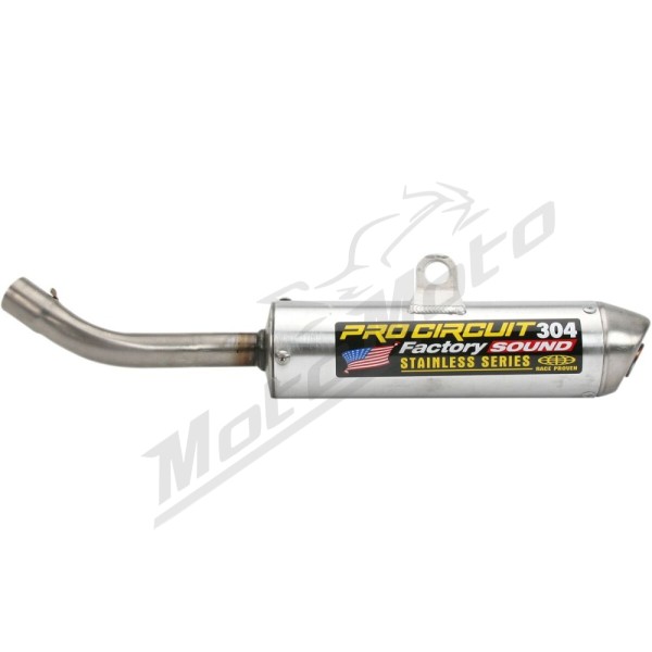 PRO CIRCUIT 304 Silencer Stainless Steel/Aluminum Yamaha YZ 125 00-01