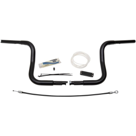 FAT BAGGERS INC. Round Top Handlebar Kit Black 91.5x25.5cm Harley Davidson FLHT / FLHTC / FLHTK / FLHX 1584-1690 08-13