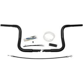 FAT BAGGERS INC. Round Top Handlebar Kit Black 91.5x25.5cm Harley Davidson FLHT / FLHTC / FLHTK / FLHX 1584-1690 08-13