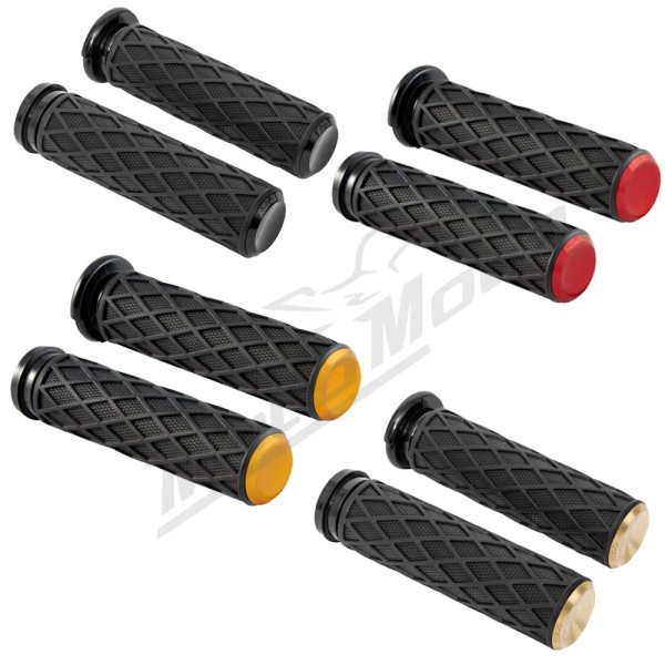 ARLEN NESS Diamond Grips Harley Davidson FLDE / FLFB / FLFBS / FLH / FLHC / FLHCS 1584-1923cc 08-24