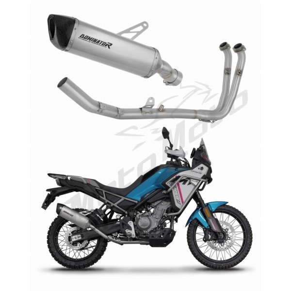 CF MOTO 450 MT 2025 Full Exhaust System Titanium HP6 + dB killer