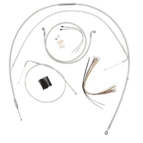 MAGNUM SHIELDING Sterling Chromite Cables / Lines Kit 38/43cm Harely Davidson FXST / FXSTB / FXSTD 1450 00-06
