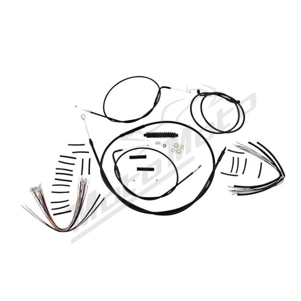 MAGNUM SHIELDING XR Handlebar Installation Kit Black 30.5/35.5cm Harley Davidson FLSTC / FLSTN / FLSTF / FXST / FXSTC 1584 07-10