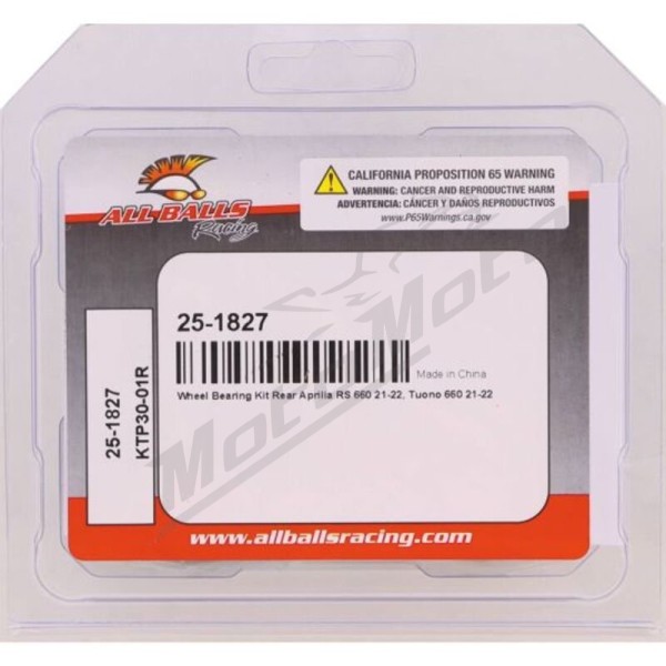ALL BALLS Rear Wheel Bearing Kit Aprilia Tuargeg / Tuono / RS 660 20-24