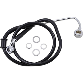 DRAG SPECIALTIES Extended Length Stainless Steel Brake Line Harley Davidson FLSS / FLSTF / FLSTFB / FLSTFBS 1690-1800cc 15-17