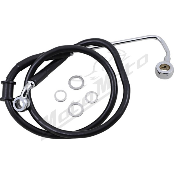 DRAG SPECIALTIES Extended Length Stainless Steel Brake Line Harley Davidson FLSS / FLSTF / FLSTFB / FLSTFBS 1690-1800cc 15-17