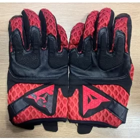 IŠPARDAVIMAS! Dainese Air-Maze Unisex tekstilinės pirštinės L JUODA/RAUDONA