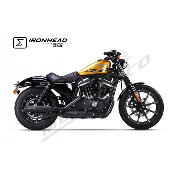 IXIL Ironhead Slip on Muffler (only 1 Muffler) Harley Davidson Sportster / XL 883-1200 14-20