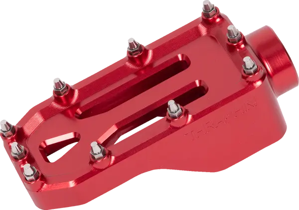 THRASHIN SUPPLY CO. Aggressor Brake Pedal Pad Red Harley-Davidson Electra / Road 1690-1868cc 14-20