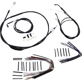 BURLY BRAND Ape Hangers handlebars Cables / Lines Extension Kit Harley Davidson 1584cc 2007-2011