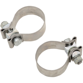 KHROME WERKS Stainless Steel Muffler Clamps 2pc. 50,8mm