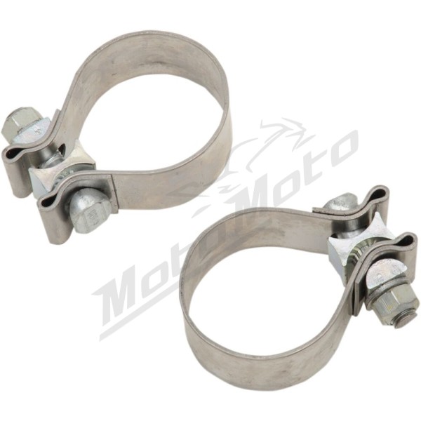 KHROME WERKS Stainless Steel Muffler Clamps 2pc. 50,8mm