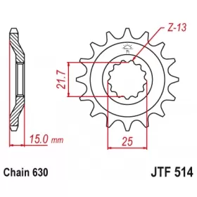 Front sprocket JTF514