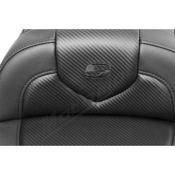 SADDLEMEN Roadsofa anglies pluošto sėdynė Harley Davidson FLHX / FLTRT / FLTRX / FLTRXSE 1868-1977 23-25