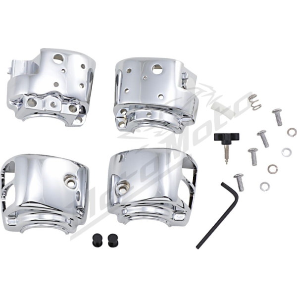 KURYAKYN Chrome Switch Housing Harley Davidson FLHR / FLHRC / FLSTS / XL 883-1800 96-13