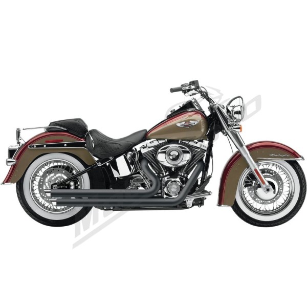 COBRA Speedster Slashdown Exhaust System Harley Davidson FLS / FLSS / FLSTC / FLSTF / FLSTFB / FLSTN / FXS 1584-1800cc 12-17