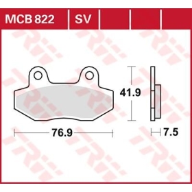 TRW All Round Sintered Metal Brake Pads Beeline / Hyosung / Kymco / Mash / Peugeot / Sachs / Sym 50-700cc 99-24