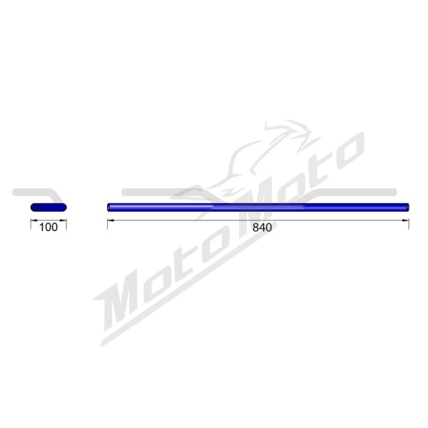 HIGHSIDER pro Drag Bar AD2 Handlebar22.2mm Ducati / Kawasaki / Moto Guzzi / Suzuki / Triumph / Yamaha 650-900cc 09-23