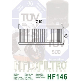Tepalo filtras HIFLO HF146 YAMAHA XS/ XJ/ VMX/ XVZ 750-1300cc 1977-1995