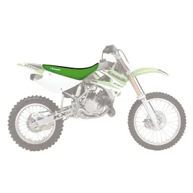 Blackbird sėdynės užvalkalas DOUBLE GRIP 3 Kawasaki KX 85 2001-2013 Žalia/Juoda