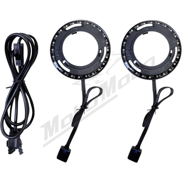 CUSTOM DYNAMICS ProGLOW™ LED Speaker Lights for Boom!™ Harley Davidson FLHT / FLHTCU 1690-1977cc 14-24