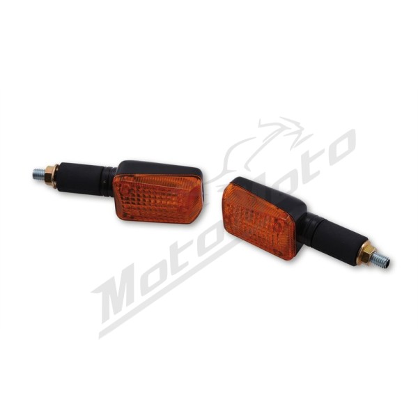 HIGHSIDER smart Mini Indicator Black/Orange E-Approved (Pair)