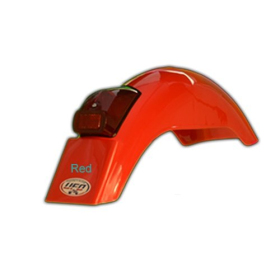 Ufo universal rear fender enduro with light