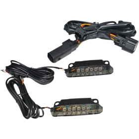 CUSTOM DYNAMICS Luggage Rack LED Light Bar Harley Davidson FLHX / FLTRX 1584-1690cc 10-13