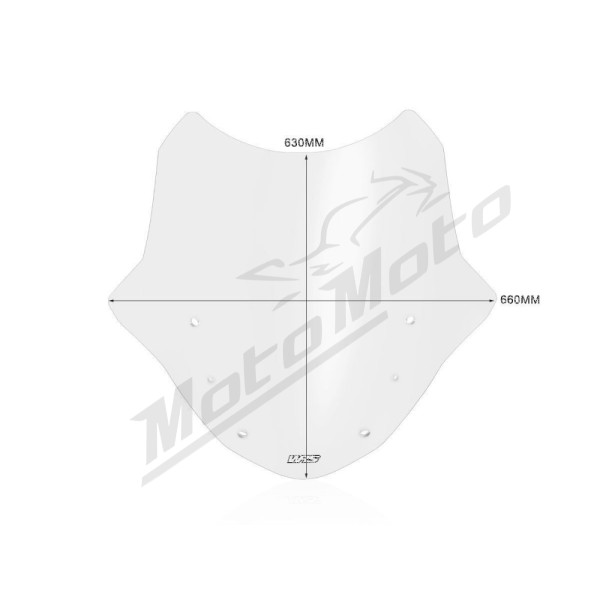 WRS Windscreen Touring Clear BMW R1200RT 14-19